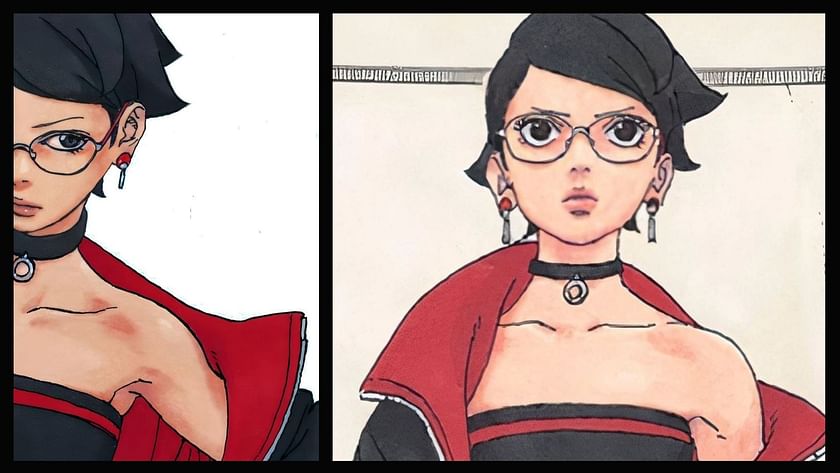 Boruto: Two Blue Vortex chapter 2 cover features Sarada in her  post-timeskip glory