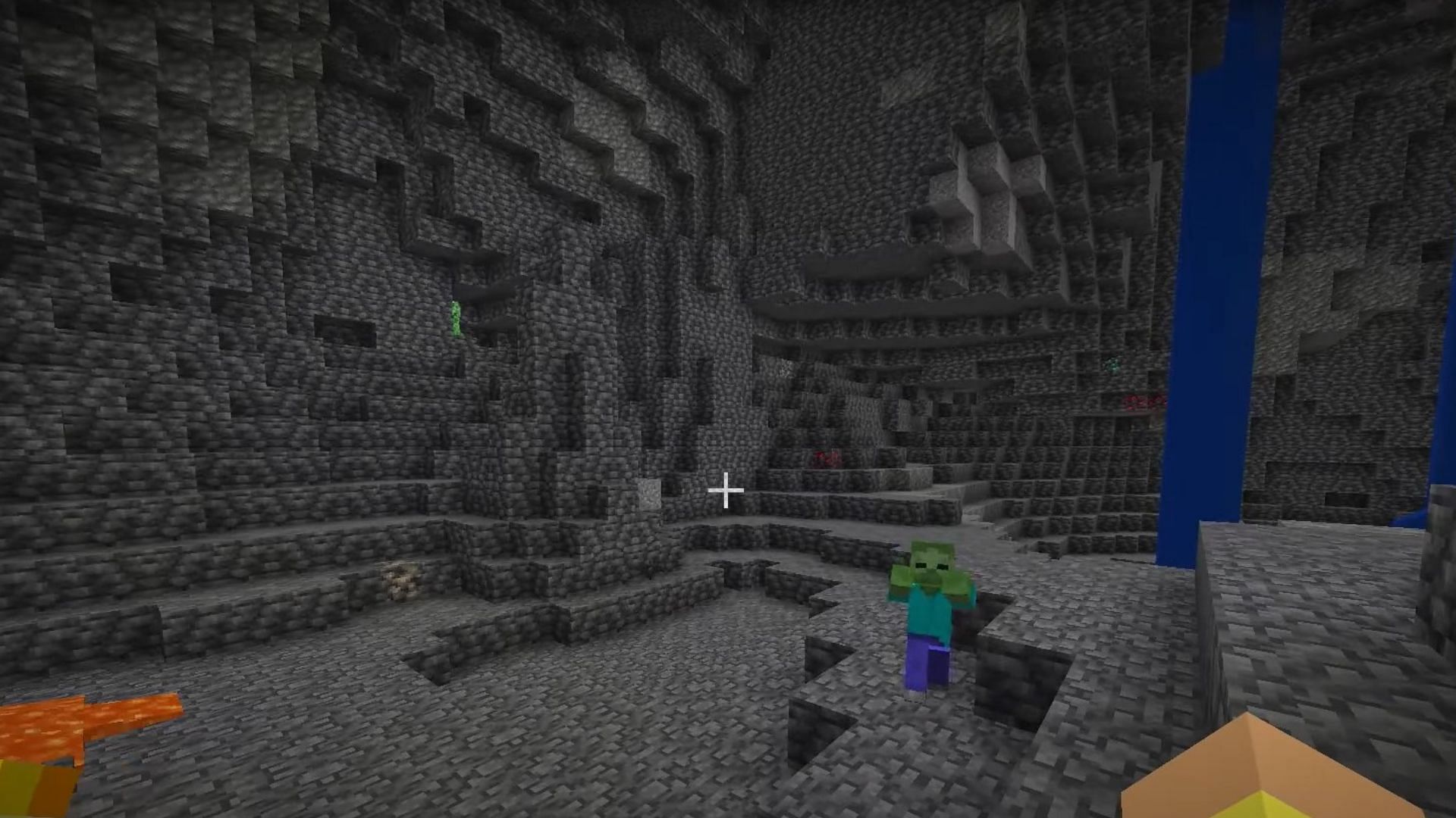 Explorer les grottes (Image via Mojang Studios)