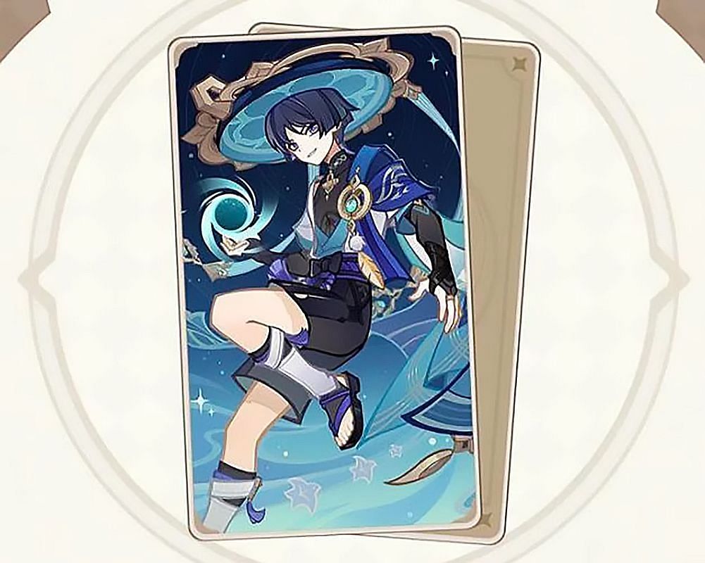 Wanderer&#039;s Character Card (Image via HoYoverse)