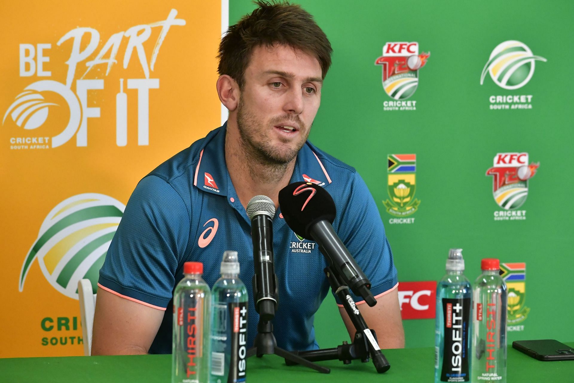 KFC T20 International: Australia Captains Press Conference