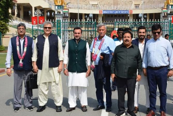 [Watch] BCCI president and other officials cross Wagah border ahead of 2-day visit to Pakistan for Asia Cup 2023