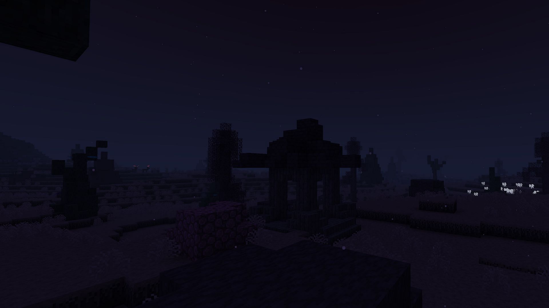 The Night Plains biome in The Midnight mod (Image via Cryptic-Mushroom/Modrinth)