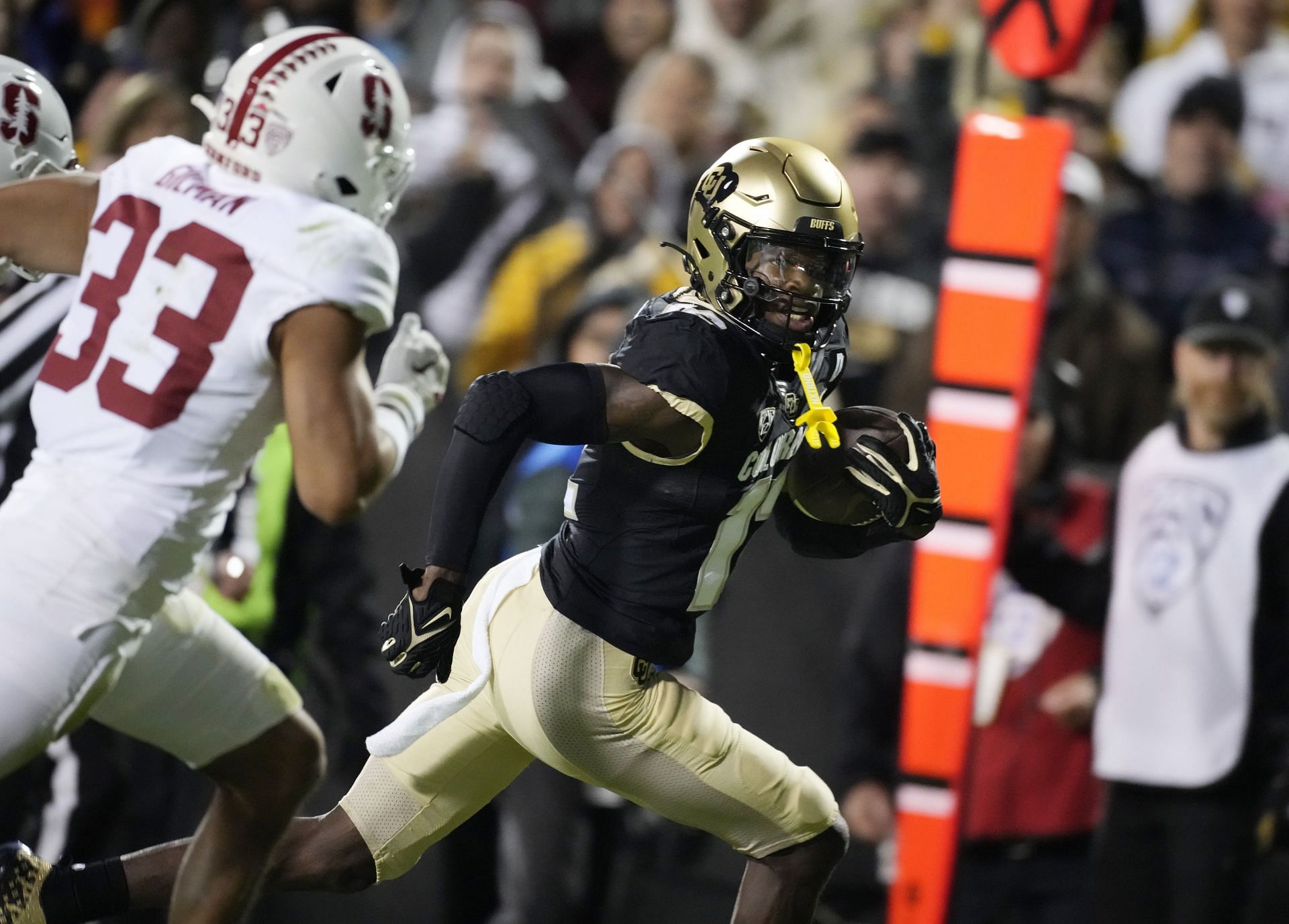 Referees hit Travis Hunter with unsportsmanlike conduct penalty after  prayer celebration in Colorado vs Stanford game; CFB world reacts