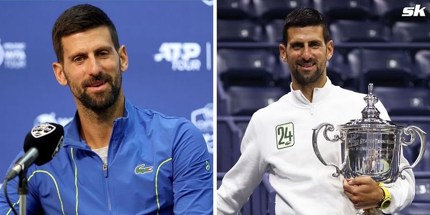 I've been instructed I should not speak publicly" - Novak Djokovic on  design for custom '25' jacket to honor potential 25th Grand Slam title