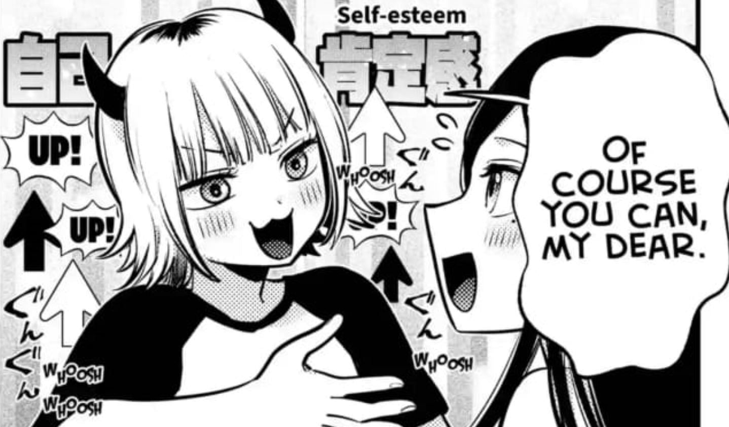 Mem-Cho and Frill as seen in the manga (Image via Shueisha)