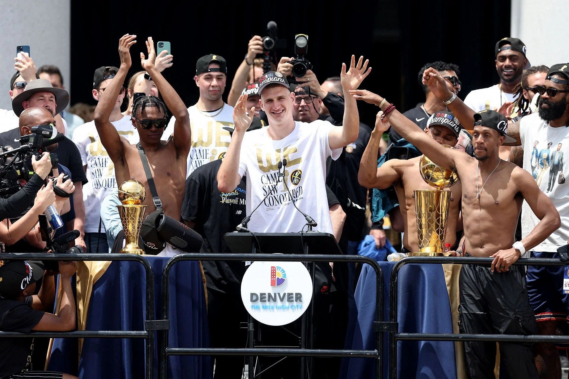 The NBA champions Denver Nuggets begin their title retention bid later this month.