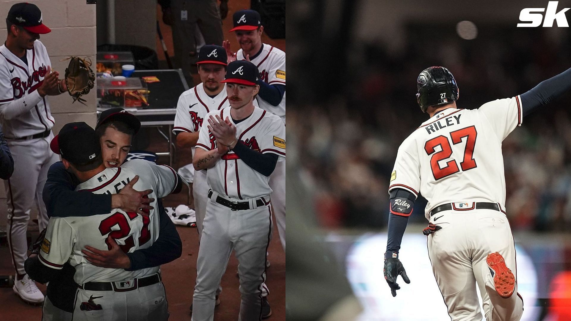 Brian Snitker Reacts to Michael Harris & Austin Riley STUNNING Game Winning  Double Play vs. Phillies 