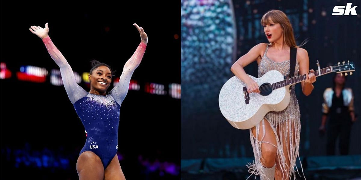 Simone Biles and Taylor Swift could meet at an NFL game.