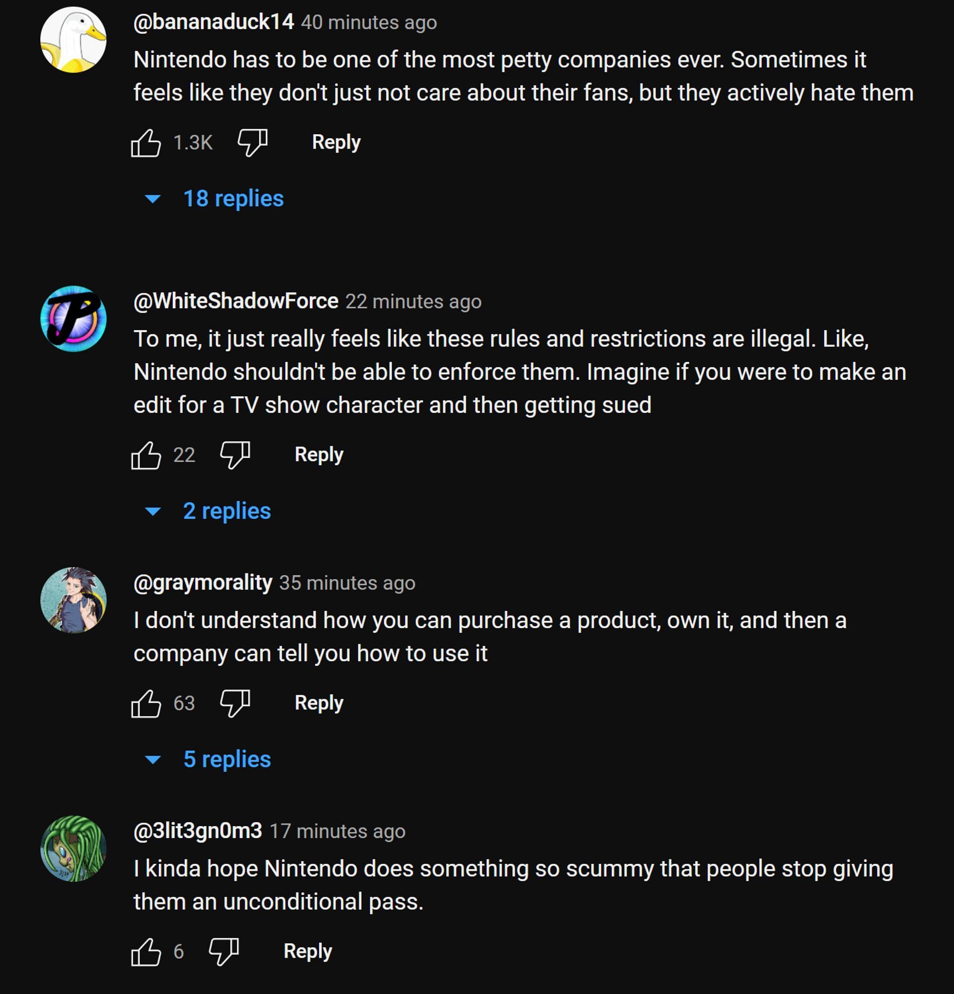 Fans chiming in on the streamer&#039;s video (Image via Mogul Mail/YouTube)