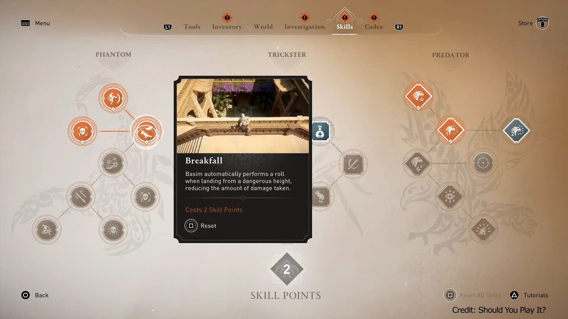 Breakfall skill in Mirage (Image via Ubisoft)