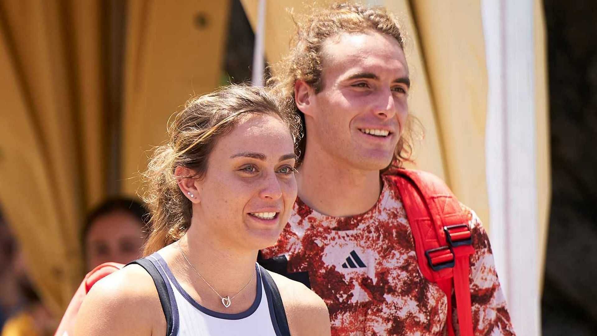 Stefanos Tsitsipas and Paula Badosa