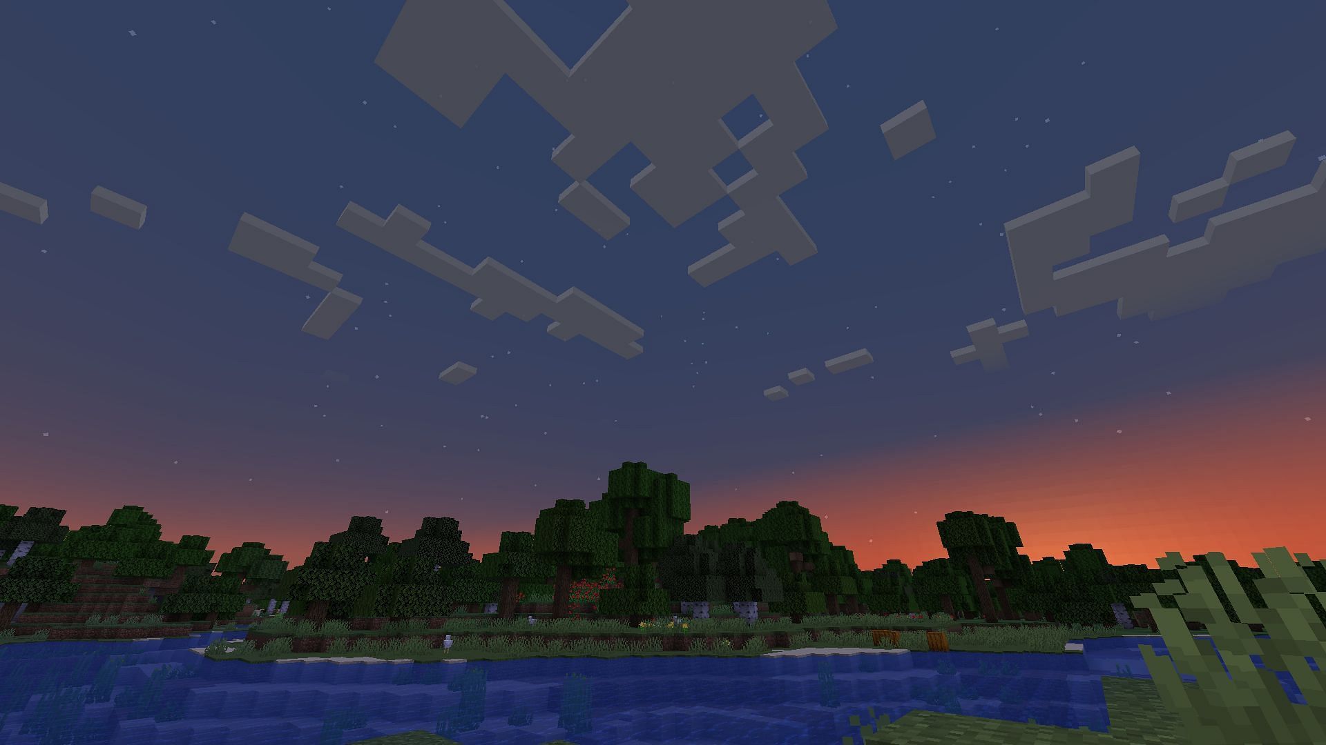 Minecraft&#039;s basic graphics settings can also make the game sufficiently beautiful (Image via Mojang)