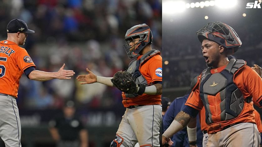 Astros' Martin Maldonado dyes hair bright orange for ALCS vs. Rangers