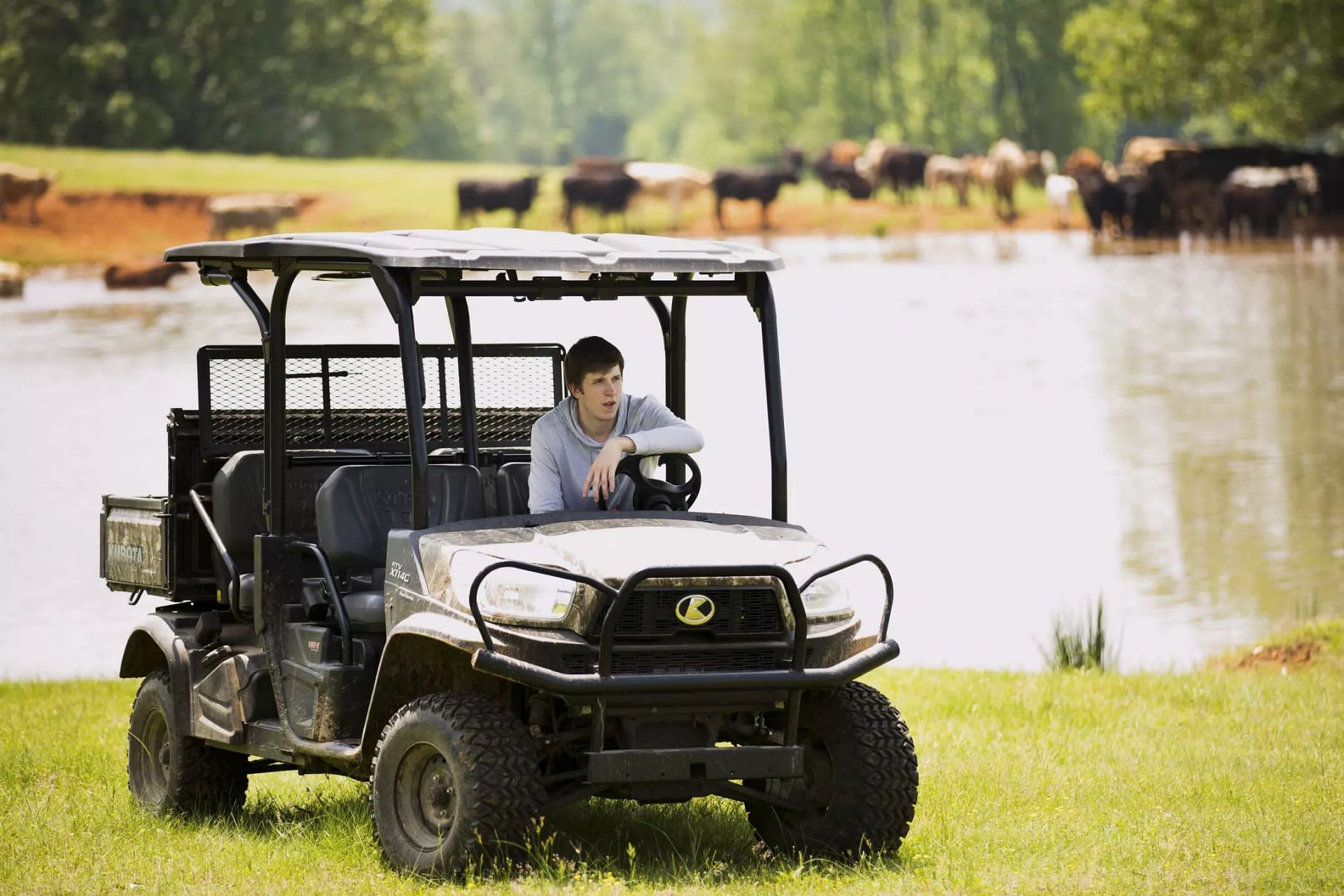 Austin Reaves on his mother&rsquo;s farm in Newark, Arkansas (Photo credit: Steven Jones / For The Times)