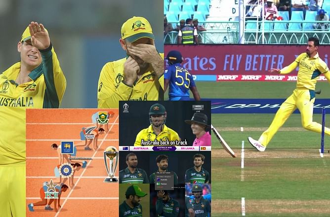Top 10 funny memes as Australia beat Sri Lanka and register their first win in 2023 World Cup