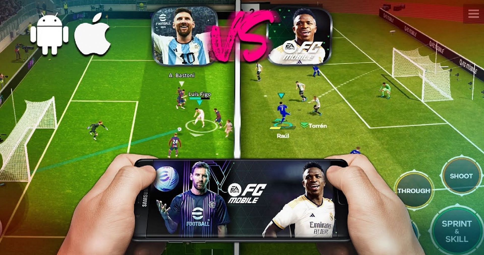FC Mobile and eFootball 2024