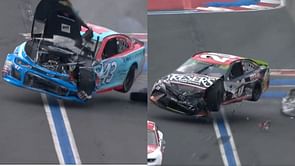 WATCH: How Bubba Wallace and Erik Jones’ crashes at Charlotte Roval triggered changes to the track’s final chicane