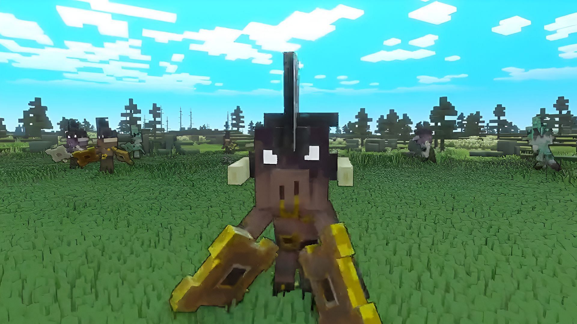 Clankers are the latest addition to the Piglin invasion force (Image via Mojang)