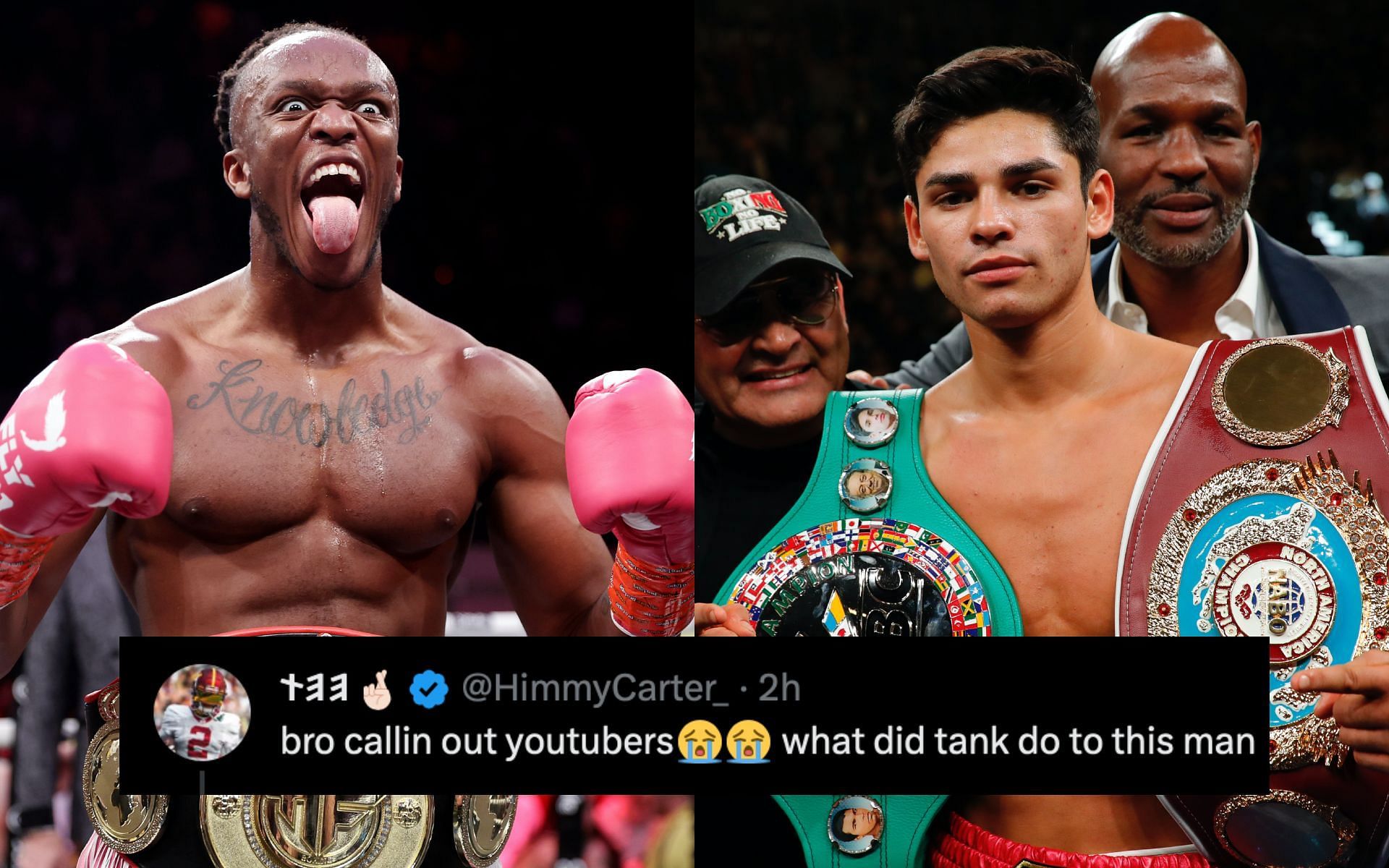 KSI and Ryan Garcia [Image credits: Getty Images]