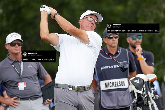 “Phil for commissioner, that’s my vote” – Fans react to Mickelson’s ‘truth bombs’ on the PGA Tour turning down Endeavor’s investment offer