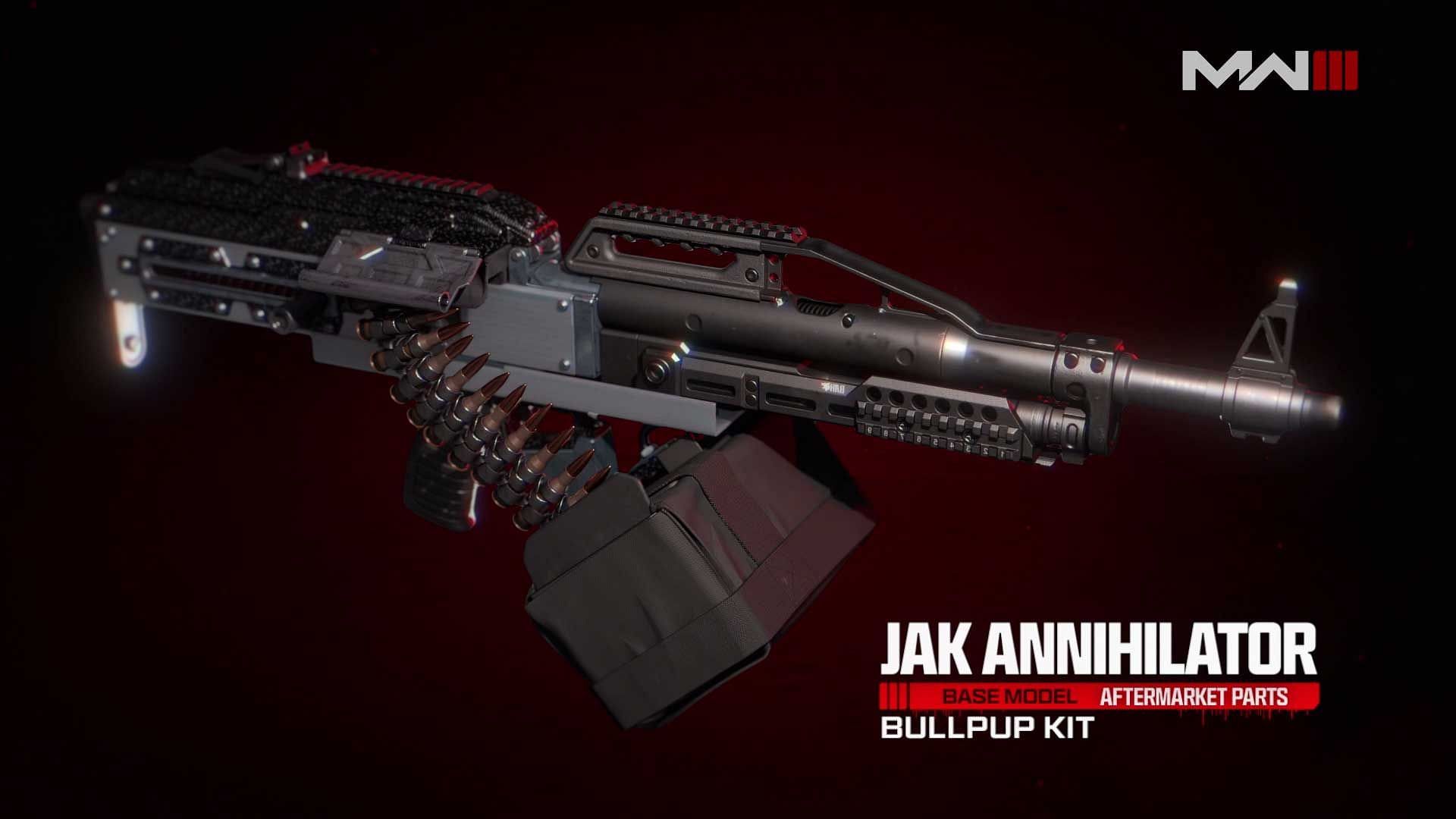 Pulemyot LMG after using the Conversion Kits (Image via Activision)