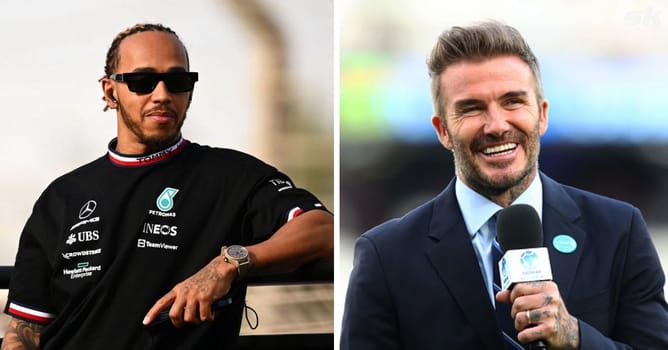"It's a beautiful story" - F1 star Lewis Hamilton lauds Manchester United legend David Beckham's new Netflix docu-series