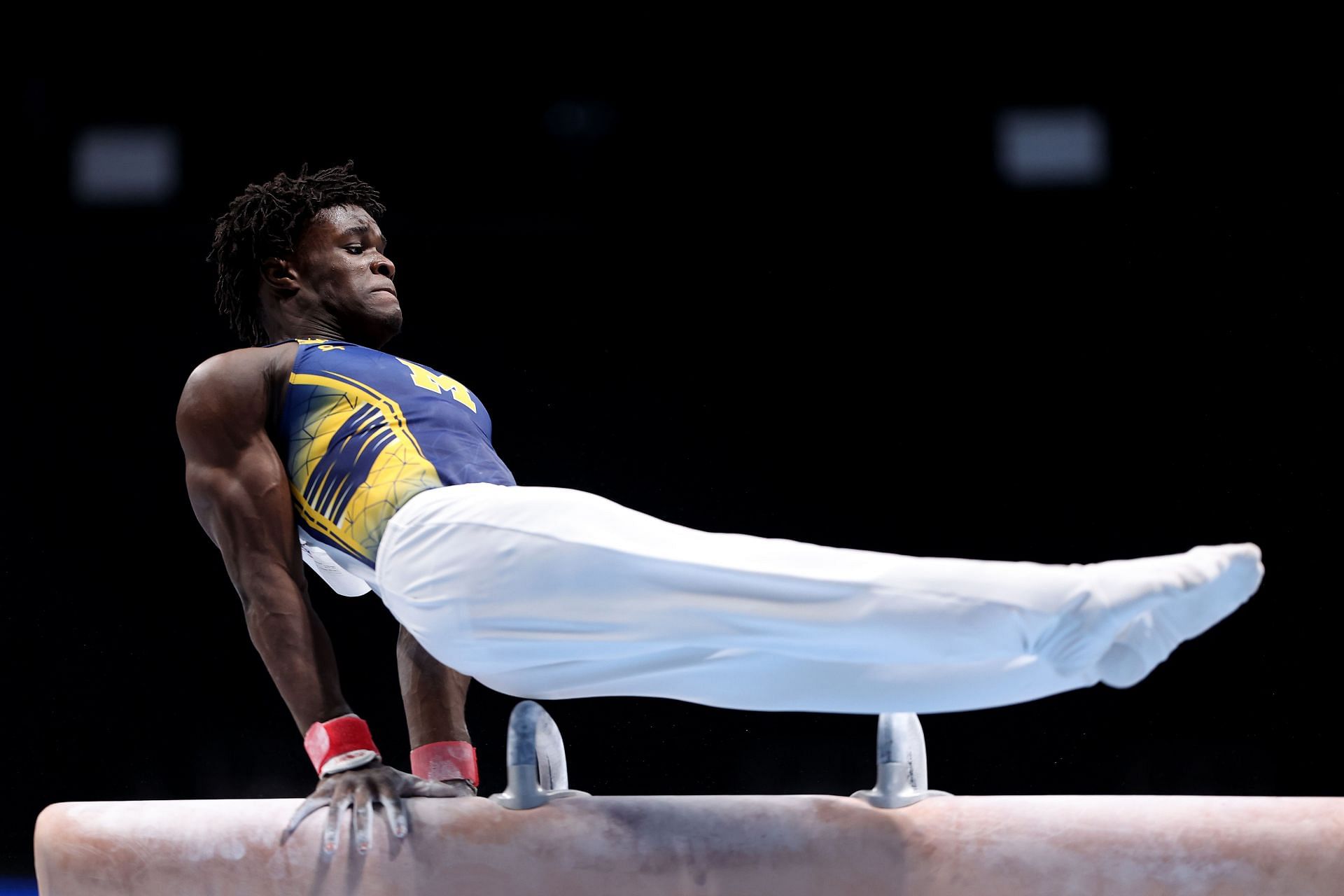 Fred Richard in action at the 2023 U.S. Gymnastics Championships in San Jose, California.