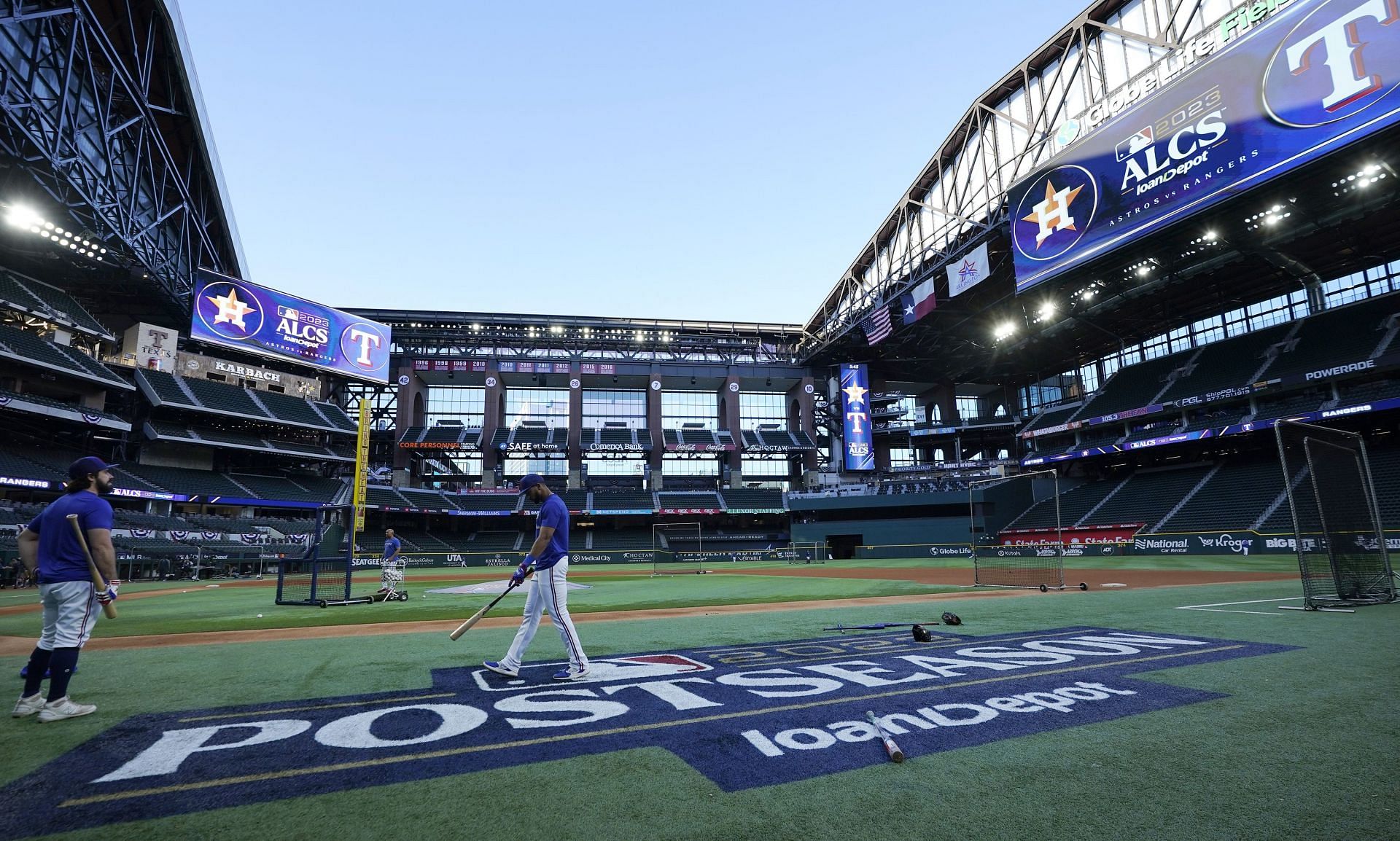 The Texas Rangers are back home