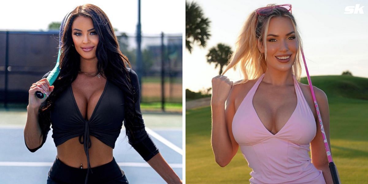 Rachel Stuhlmann (L) and Paige Spiranac (R)