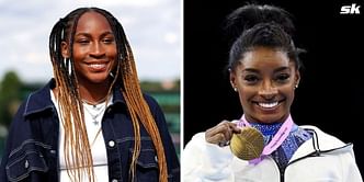 Coco Gauff recognizes Simone Biles as the GOAT after fellow American clinches 6th world all-around gold to become most decorated gymnast ever