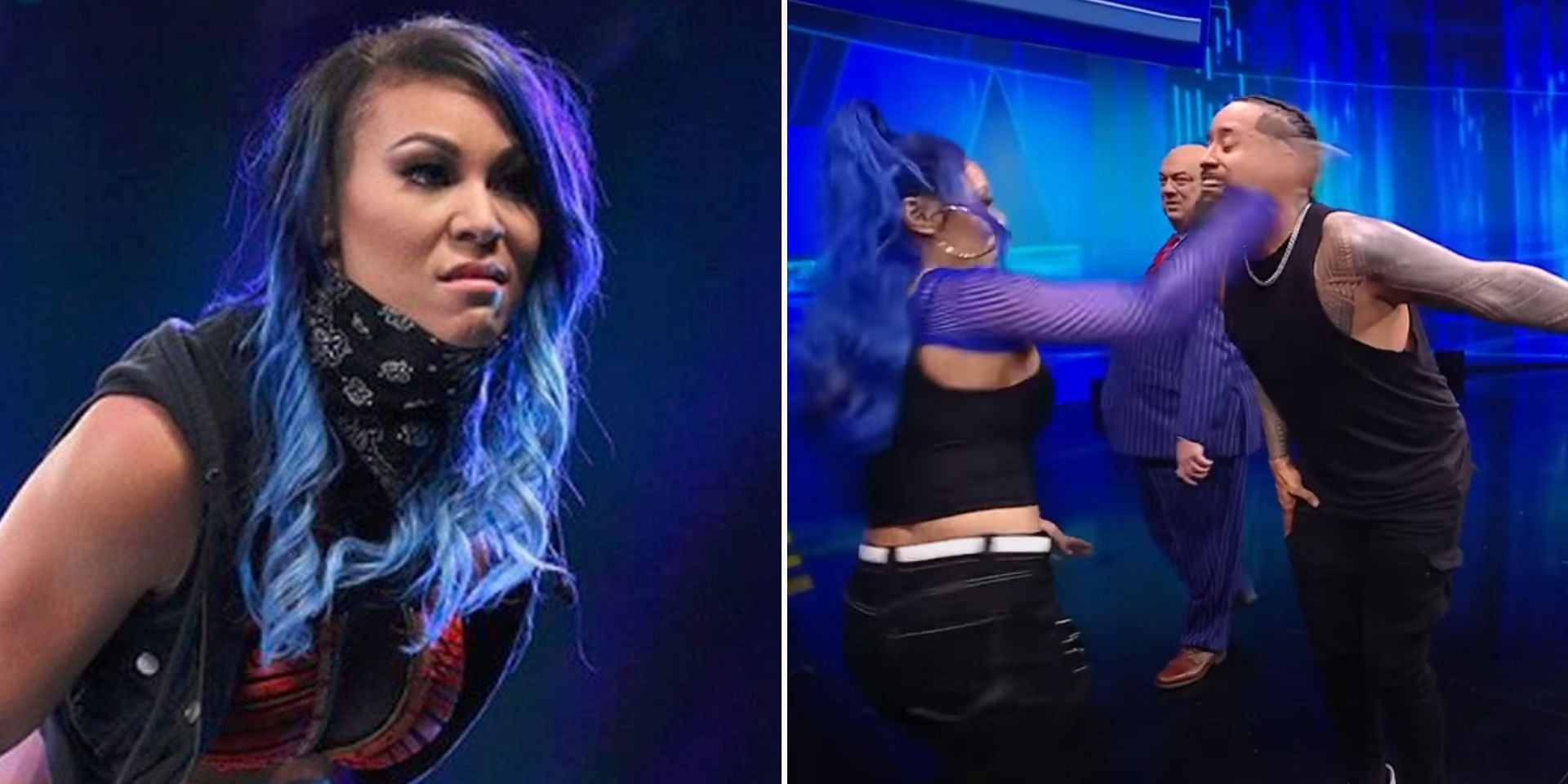 Mia Yim slapped Jimmy Uso on WWE SmackDown 