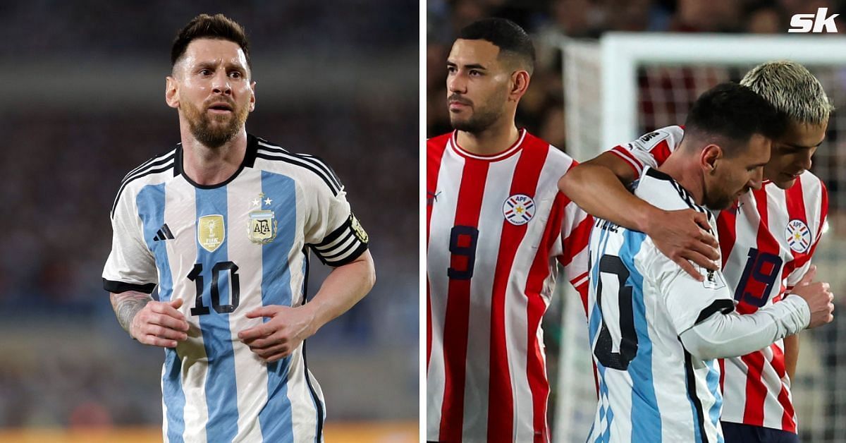 Lionel Messi and Antonio Sanabria involved in spitting controversy as Argentina beat Paraguay.