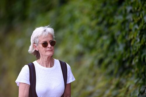 Judy Murray at the Wimbledon Championships.