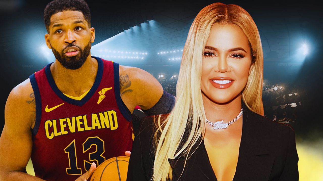 Tristan Thompson (L) shares two kids with Khloe Kardashian 