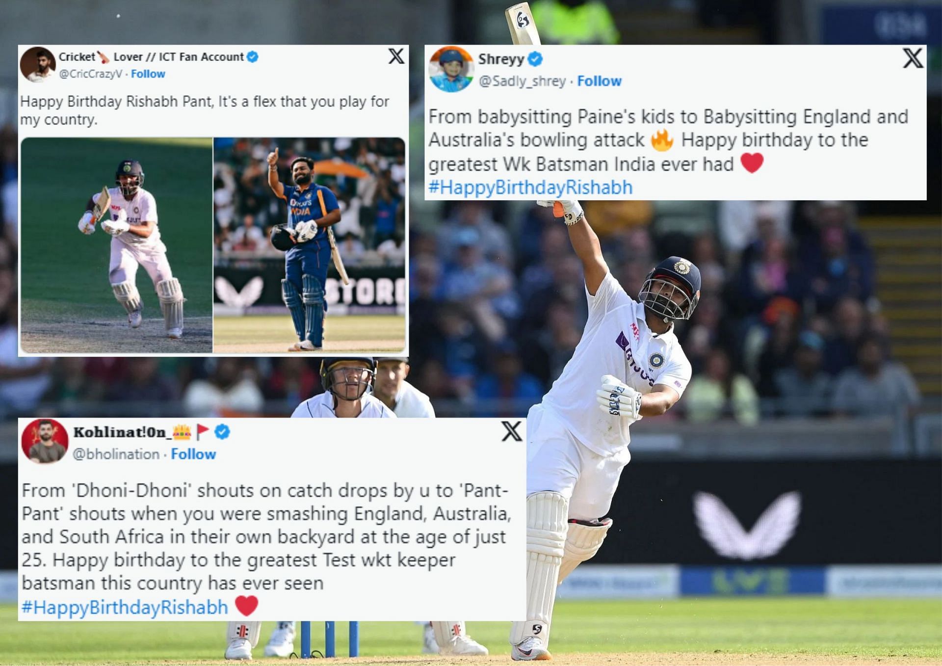 Rishabh Pant had plenty of wishes coming his way on his birthday on Wednesday (Picture Credits: Getty).
