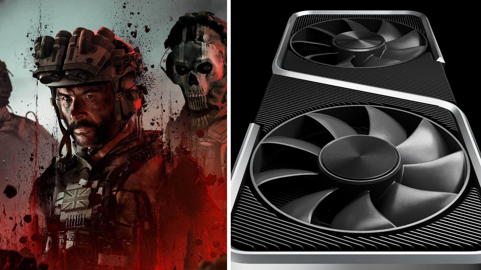 The RTX 3060 and 3060 Ti can play Call of Duty Modern Warfare 3 pretty well (Image via Activision and Nvidia)