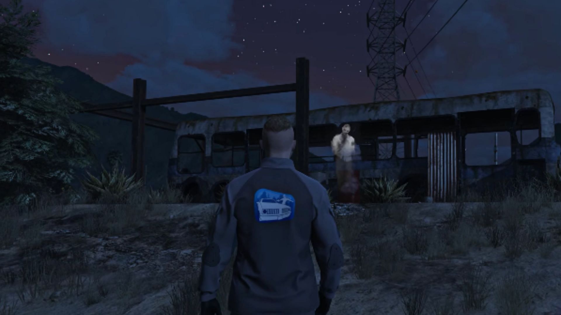An example of what the Ghosts Exposed event apparitions look like (Image via YouTube/GTA Series Videos)