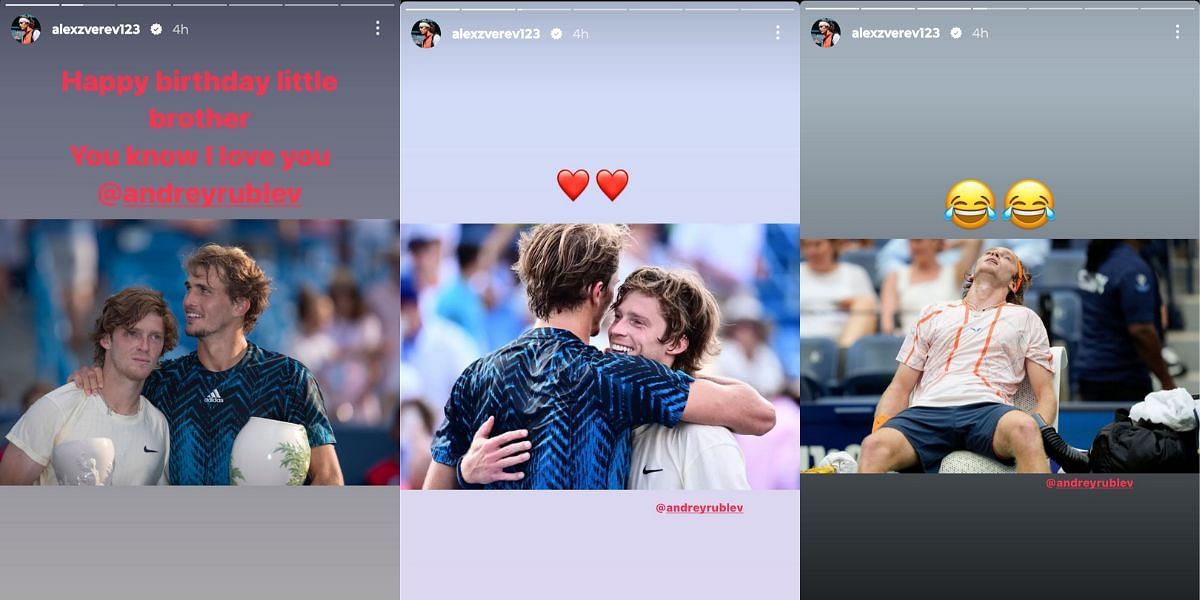 Alexander Zverev on Instagram