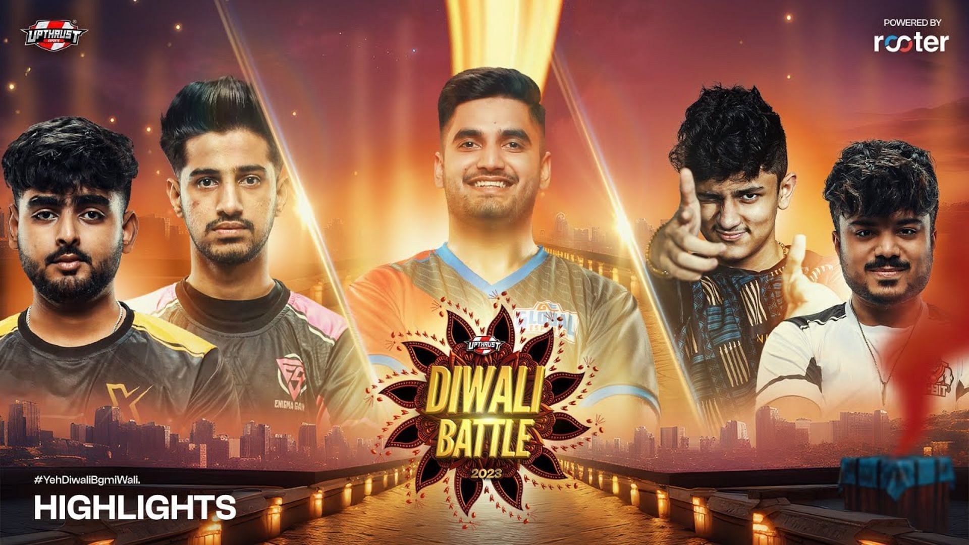 Day 4 of Diwali Battle Semifinal took place on October 20 (Image via Upthrust Esports)