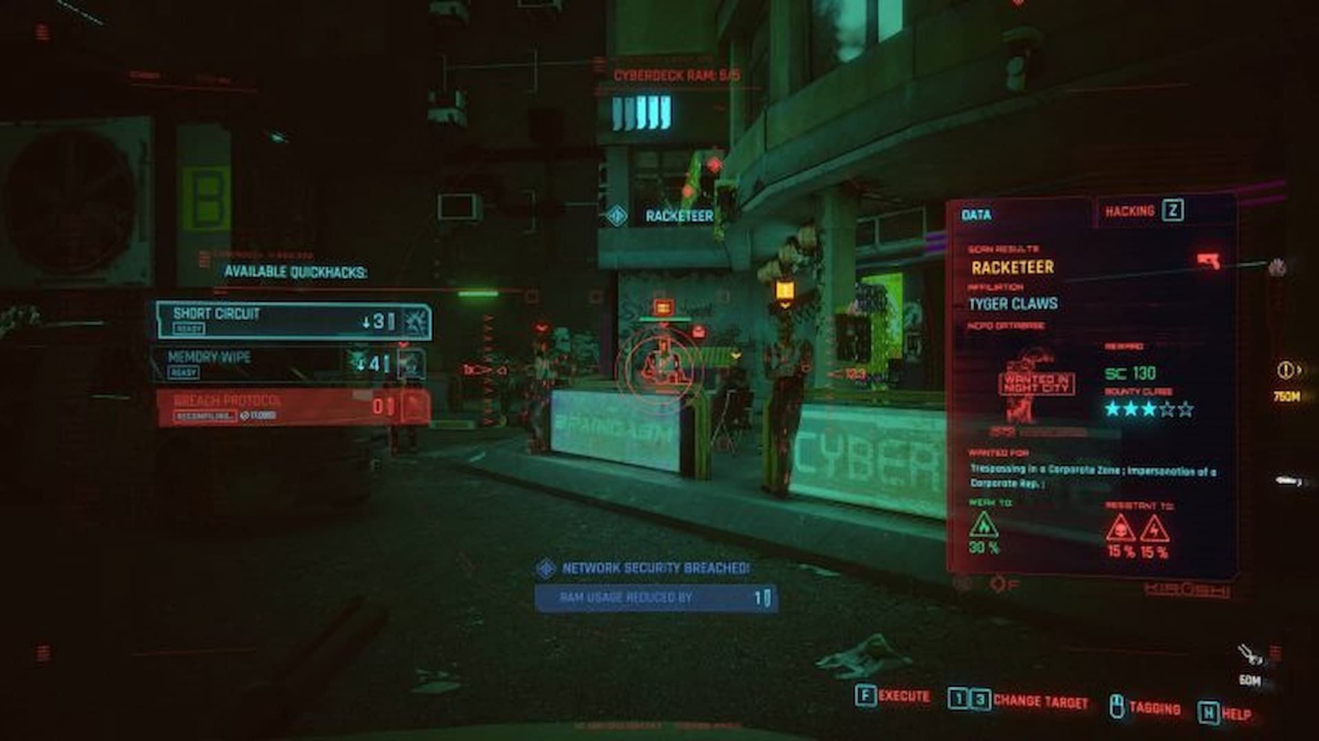 Short Circuit in Cyberpunk 2077 Phantom Liberty 2.0 (Image via CD Projekt Red)