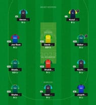 Best 2023 World Cup Fantasy Team for Match 8 - PAK vs SL