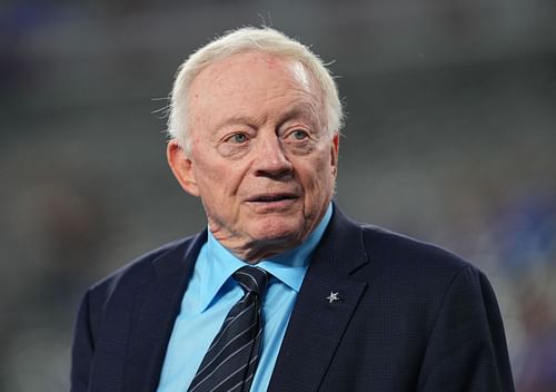 Jerry Jones during the Dallas Cowboys vs. New York Giants game