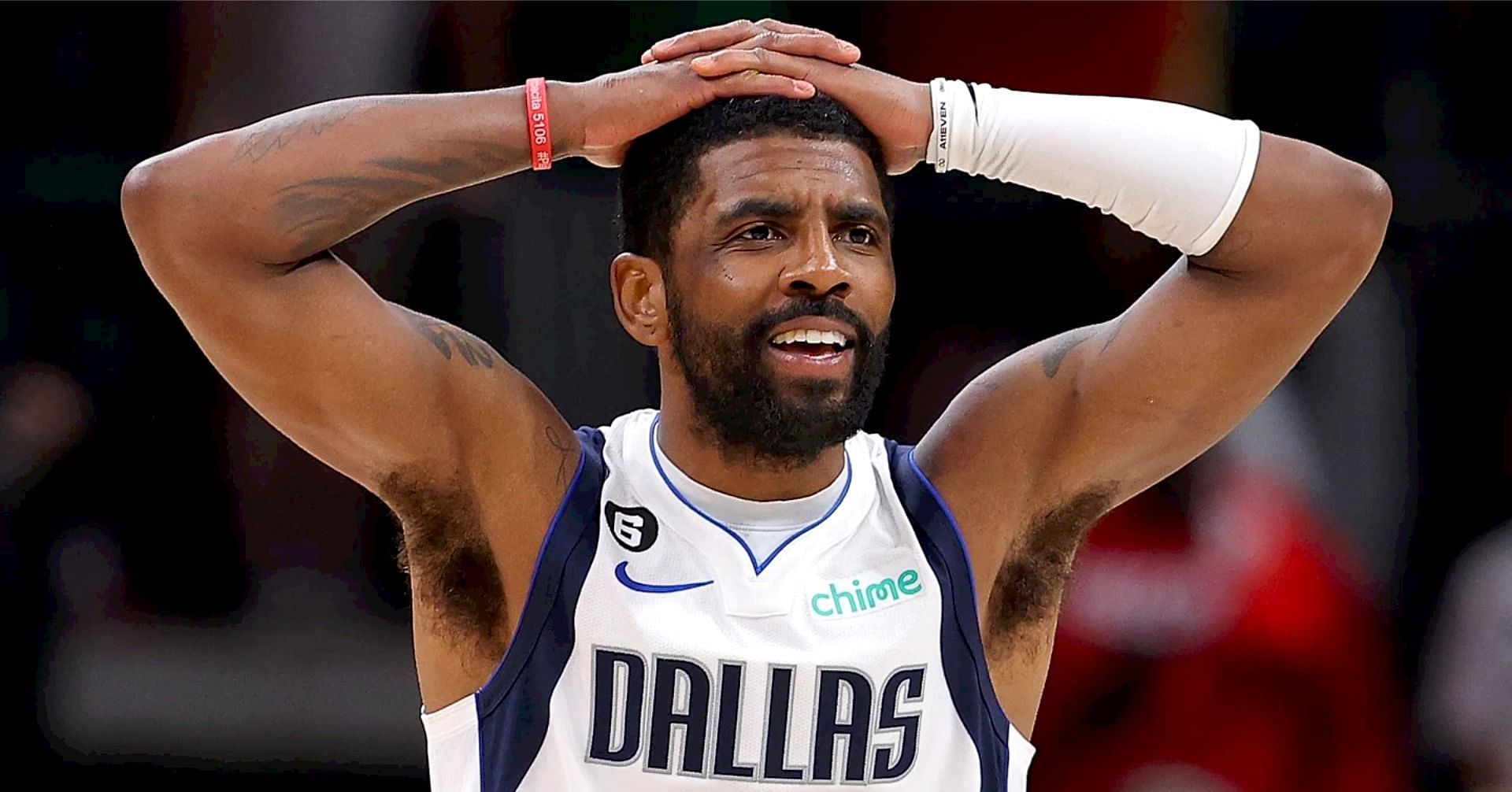 Dallas Mavericks star point guard Kyrie Irving