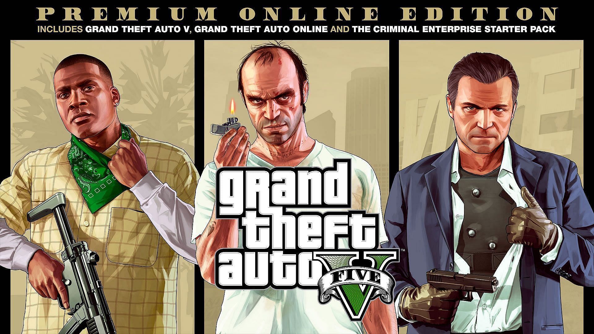 GTA 5 has physical as well as digital editions (Image via Rockstar Games)