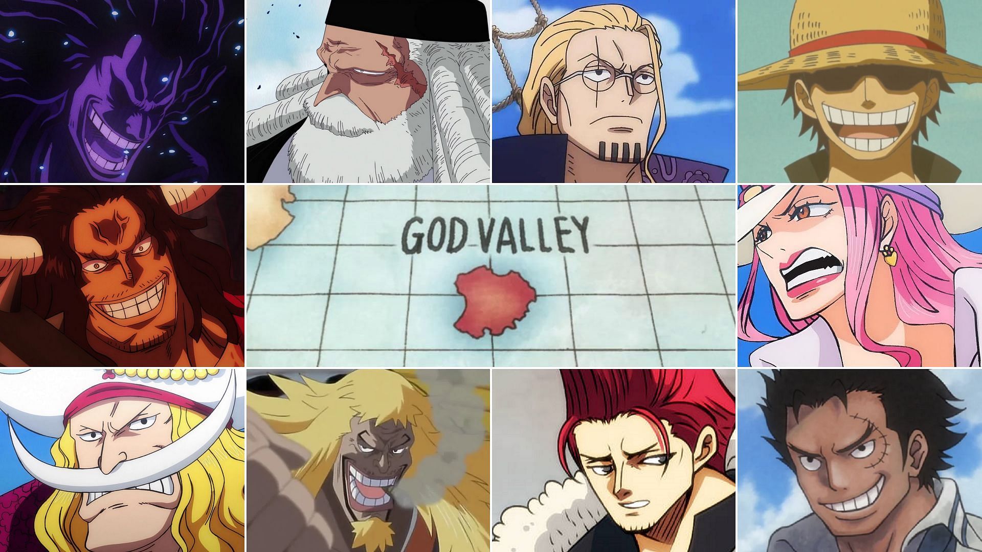 Every One Piece character involved in the God Valley Incident