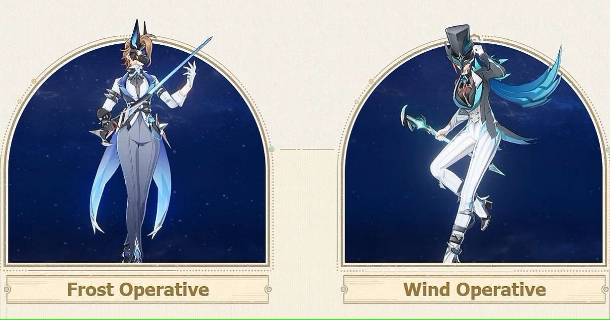 Frost Operative and Wind Operative - new Fatui enemies (Image via HoYoverse)