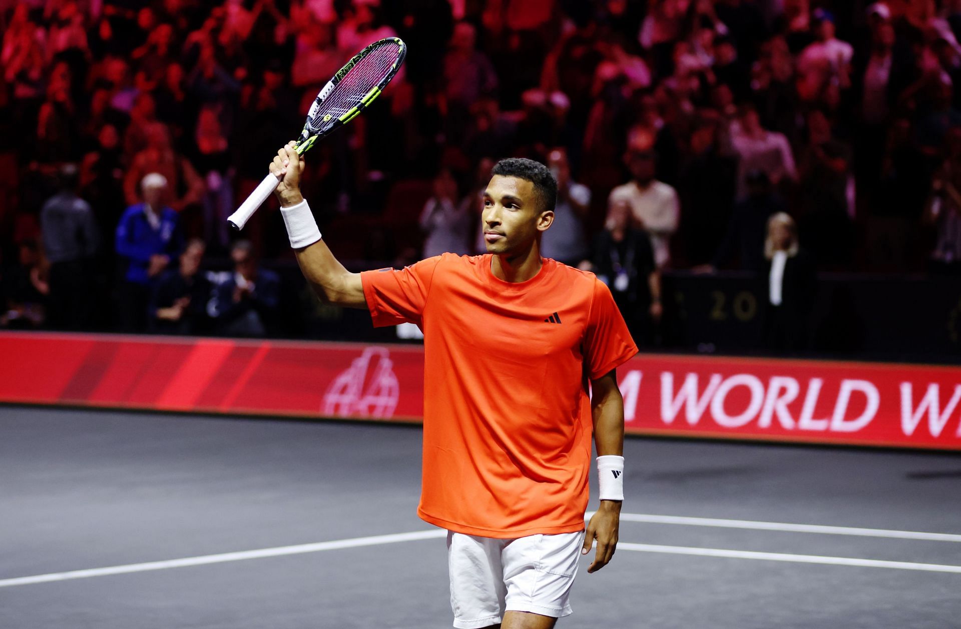 Felix Auger-Aliassime at the 2023 Laver Cup.
