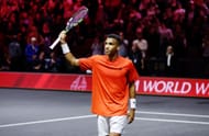 Felix Auger-Aliassime at the 2023 Laver Cup.