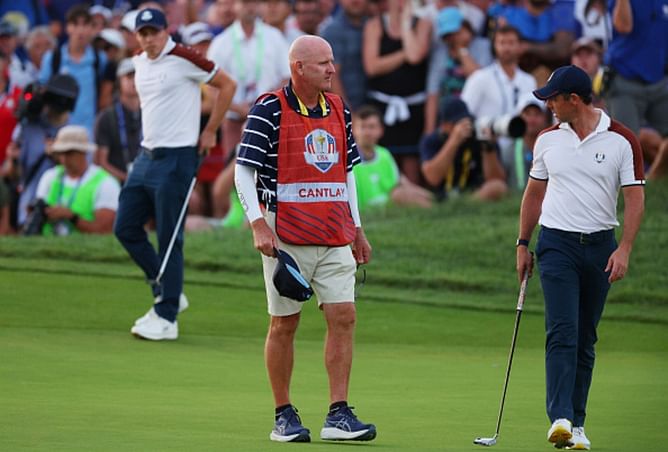 Rory McIlroy “shared drinks and had a chat” with Joe LaCava after the Ryder Cup controversy between the two
