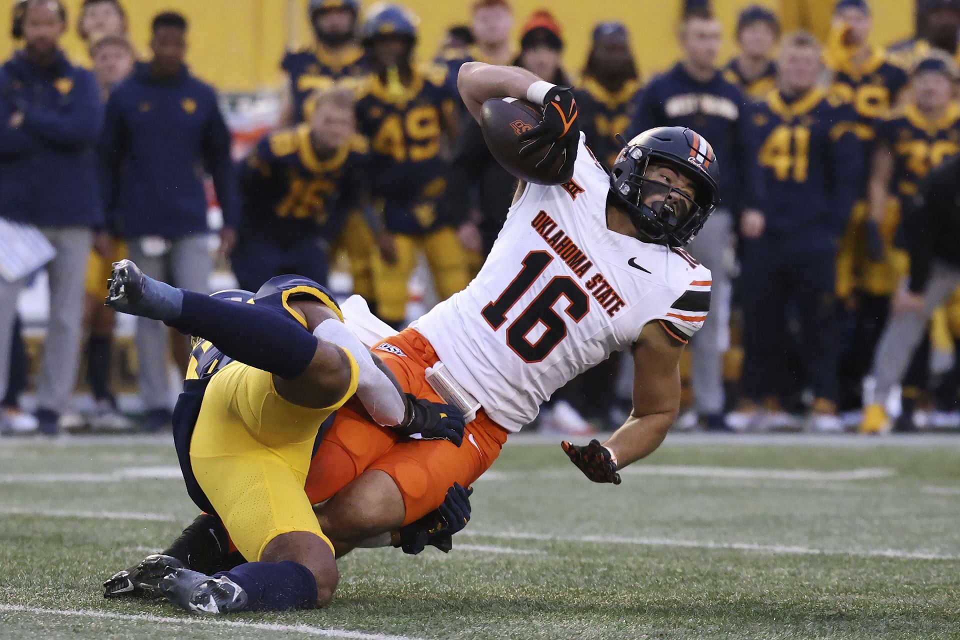 Oklahoma St West Virginia Football